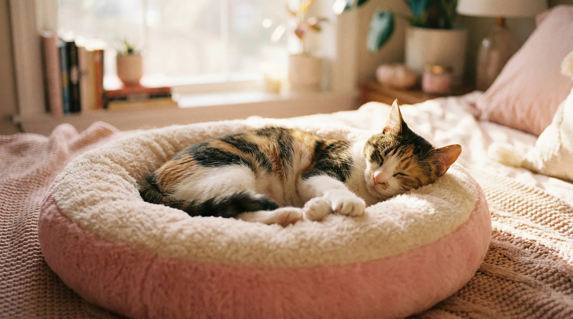 三花猫安静入睡 - 忘忧镇